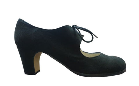 Begoña Cervera Basico- Cordonera - Black Suede