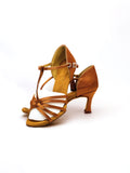 DanceExperts Latin Dance Shoes-Tan