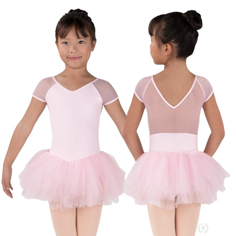 Eurotard-0036 Child cap sleeve tutu dress