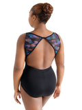 Mystical Forest V Front/ Back Scoop Tank Leotard 11910W- Capezio