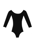 Maya - Long Sleeve Leotard with Sunset V-back