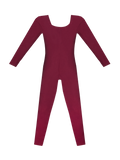Maya - Long Sleeve Unitard with U-back