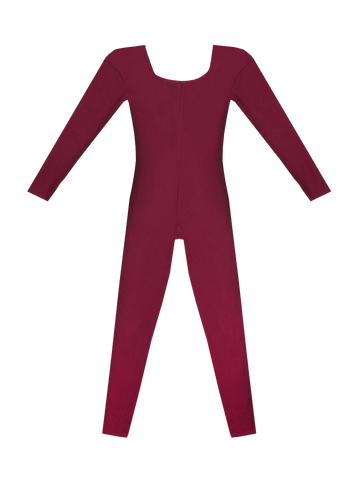 Maya - Long Sleeve Unitard with U-back