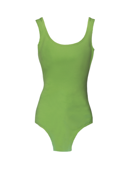 Maya - Tank Leotard with Medium V-back