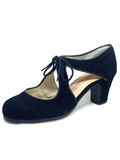 Begoña Cervera - Escote - Ante Negro - Black Suede