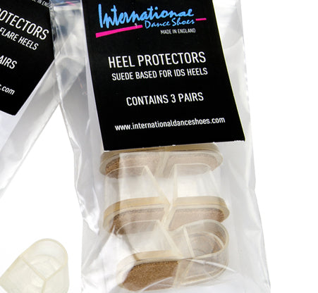 International Dance Shoes - Heel Protectors - Suede Tip