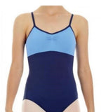 Intermezzo Ladies' Sleeveless Camisole Two Tone Leotard